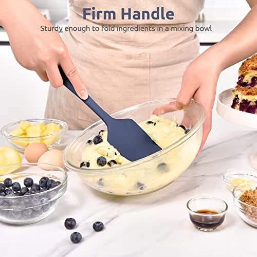 U-Taste Silicone Large Spatula, 600ºF High Temp, Midnight Blue - Image 5