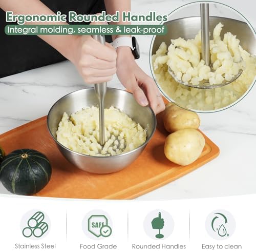 Stainless Steel Potato Masher - Image 2