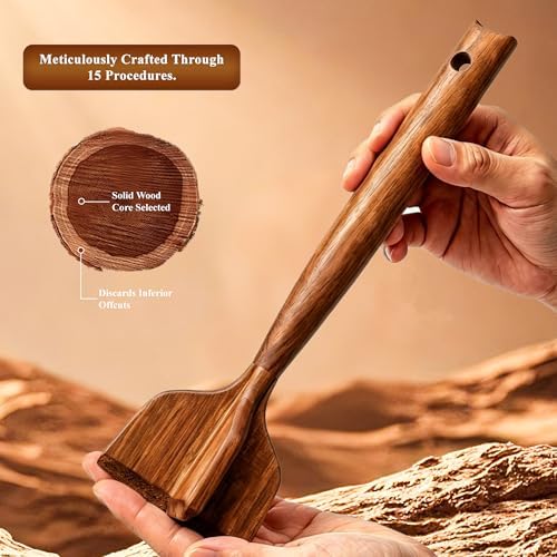 Meat Masher, Teak Wooden Ground Beef Smasher - Image 5