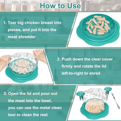 Chicken Shredder Tool Twist Large Meat Shredder - Image 6