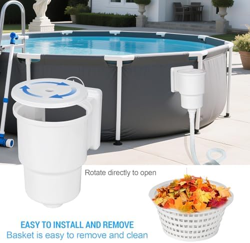 Universal Above Ground Pool Skimmer Kit, Heavy Duty Through Wall Pool Skimmers - Image 5