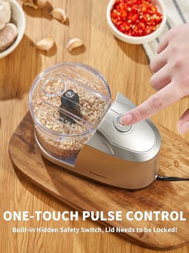 Reemix 1.5-Cup Electric Food Chopper, 100W Mini Food Processor Meat Grinder - Image 3