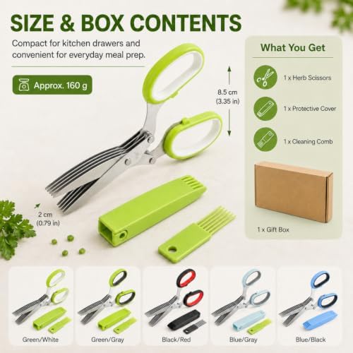 Stainless Steel Five Layer Vegetable Shears, 5 Layer Vegetable Shears，E-1PC - Image 7