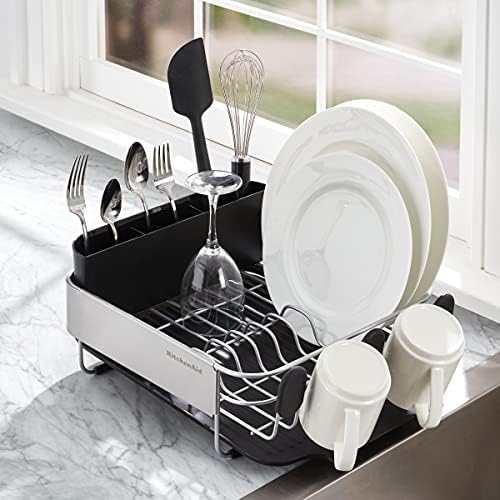 KitchenAid Compact, Space Saving Rust Resistant Dish Rack - Image 5