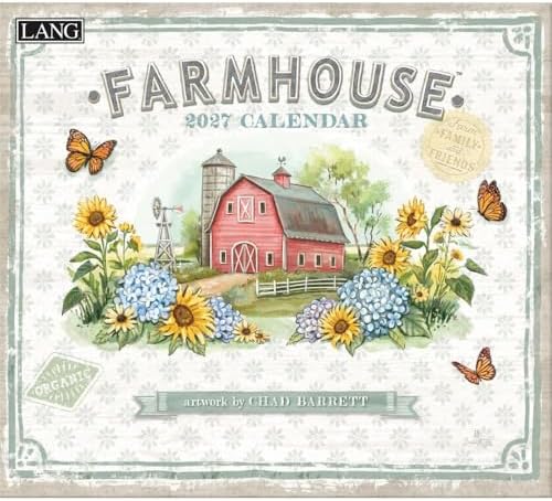 Farmhouse 2027 Wall Calendar by Chad Barrett by Lang