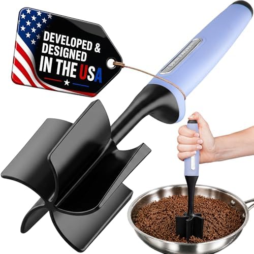 Zulay Kitchen Ground Beef Chopper Tool – 5-Blade Nylon Meat Chopper by ZulayKitchen