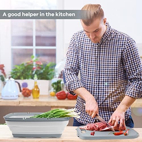 Gintan Camping Cutting Board, 9-in-1 Collapsible Chopping Board - Image 5
