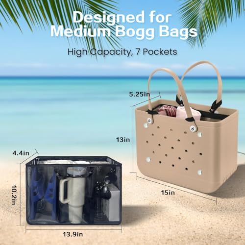 XYFuuee Beach Bag Organizer Insert Divider - Image 2