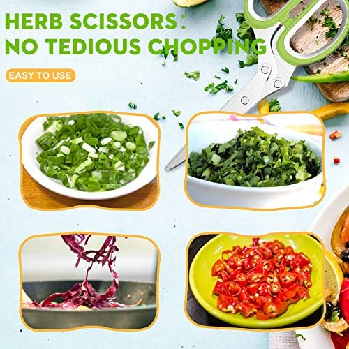 Herb Scissors with 5 Blades and Cover, New Kitchen Gadget 2026 - Image 6