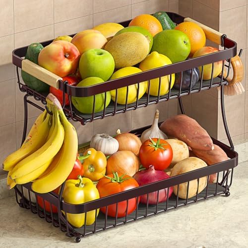 Sevenblue 2-Tier Fruit Basket by Sevenblue