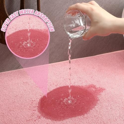 Hushee 2 Pcs Dish Drying Mats for Kitchen Counter, 30 x 24 Inch - Image 3