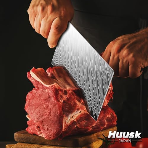 Huusk Stainless Meat Cleaver Knife 7" - Image 5