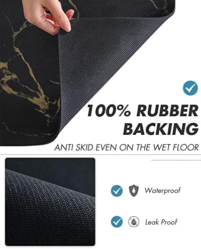 AMOAMI Coffee Mat Hide Stain Rubber Backed Absorbent Dish Drying Mat - Image 6