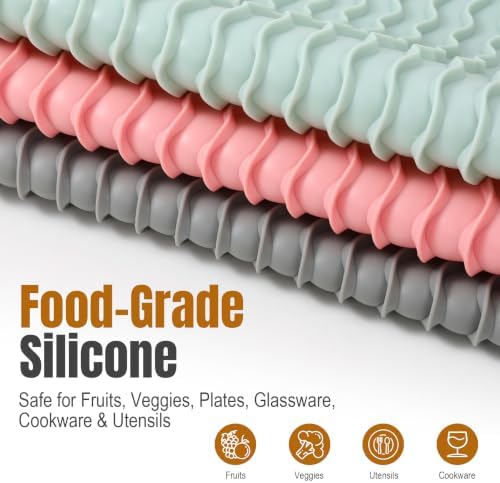 2 Pack Silicone Dish Drying Mat - Image 5