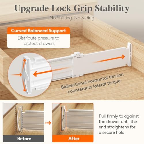 Lifewit 3.2" High Drawer Dividers - Image 5