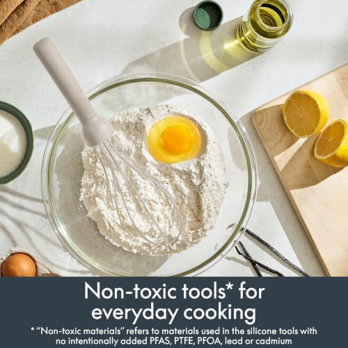 bella 2 Piece Fold Flat, Non-toxic Nonslip Masher and Whisk - Image 4