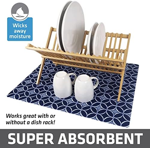 Drymate Jumbo XL Dish Drying Mat, Low-Profile, Super Absorbent, Quick Dry Fabric - Image 2