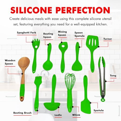 Chef Craft Premium Utensil Set Kitchen, 11 Piece Set - Image 4