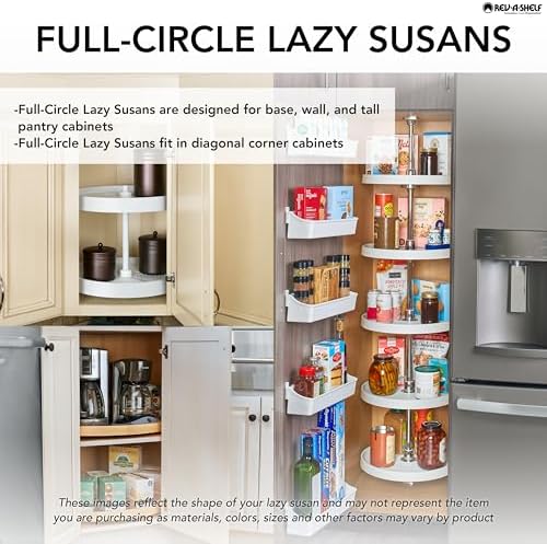 Rev-A-Shelf 18" Full-Circle Dual Tier Lazy Susan - Image 3