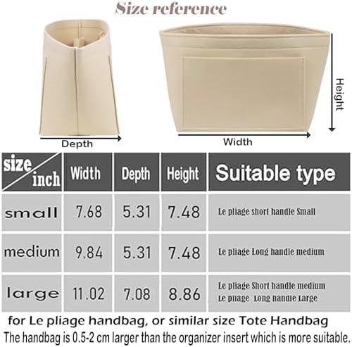 Lckaey Purse Organizer Insert for Longchamp Le Pliage Neo Handbags Insert - Image 2