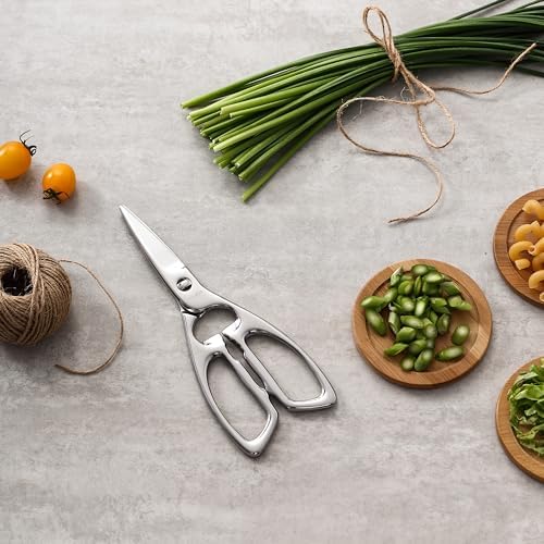 LIVINGO Kitchen Shears Heavy Duty Stainless Steel Multi Purpose Scissors - Image 5
