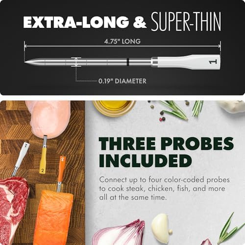 CHEF iQ Sense | Smart Wireless Meat Thermometer | 3 Ultra-Thin Probes | WiFi - Image 5