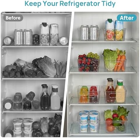 Vtopmart 4pcs Clear Storage Bins - Image 5