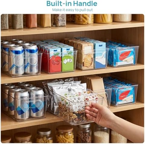 Vtopmart 4pcs Clear Storage Bins - Image 6