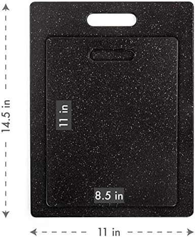 Dexas Superboard Pastry Board and Cutting Boards, Set of Two, Midnight Granite - Image 4