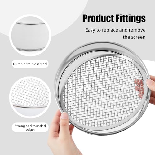 Shimeyao 3 Pcs Soil Sifter Set - Image 3