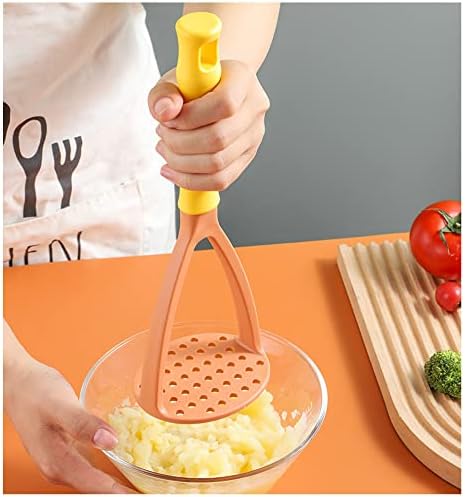 2pcs Potato Masher Manual Masher Kitchen Masher Non-Scratch Nonstick Potato - Image 6