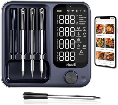 Wireless Meat Thermometer Digital by InkGrill