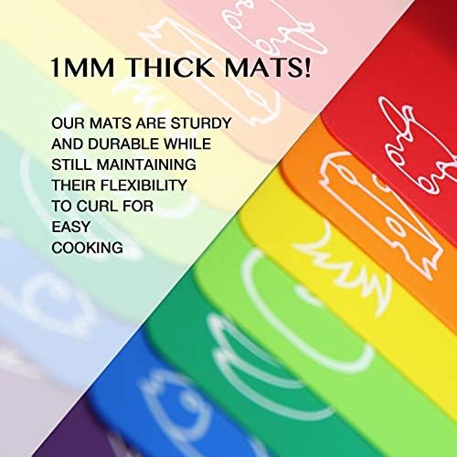 Cutting Board Mats Flexible Plastic Colored Mats - Image 5