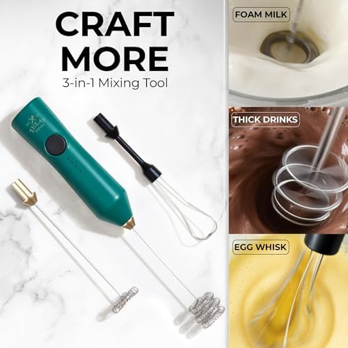 Zulay Kitchen Rechargeable Milk Frother Handheld - Image 7