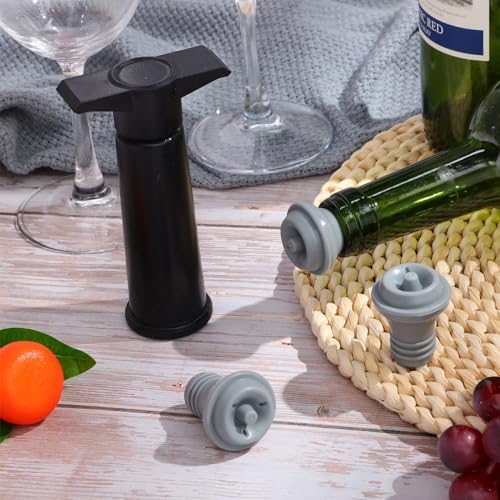 Honoson 18 Pcs Bottle Stoppers Vacuum Pump Set Air Remover Preserver - Image 6