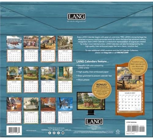 Simple Country 2027 Wall Calendar by Michael Humphries - Image 2