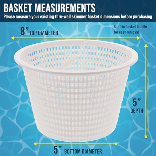 U.S. Pool Supply Swimming Pool Plastic Skimmer Replacement Basket - Image 3