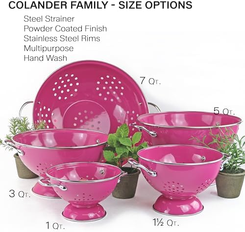 Reston Lloyd, 1.5 Quart Powder Coated Steel Kitchen Strainer Basket - Image 7