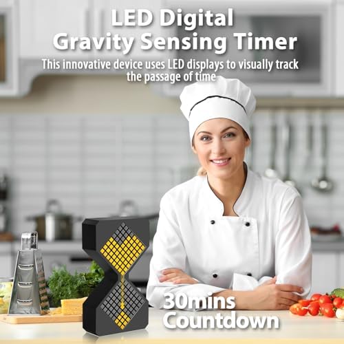 Digital Hourglass Timer for Kids, YEARBEIHAO 1-30 Minutes Sand Time Can Set Any - Image 5