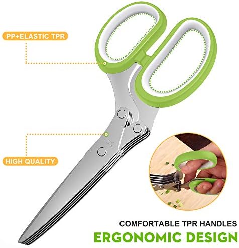 Herb Scissors with 5 Blades and Cover, New Kitchen Gadget 2026 - Image 4