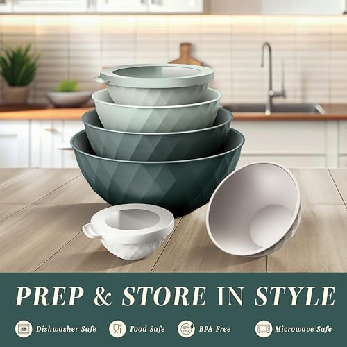 COOK WITH COLOR Mixing Bowls with Lids - Image 2
