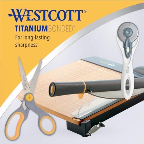Westcott 5-Inch Micro-Tip & 8-Inch Bent Craft Fabric Scissors - Image 5