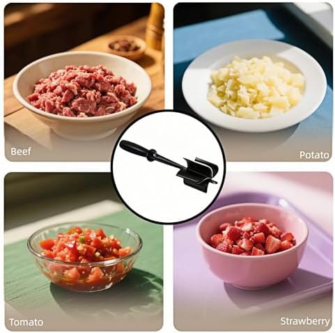Premium Heat-Resistant Food-Grade Nylon Meat Chopper & Burger Grinder – 5-Blade - Image 5