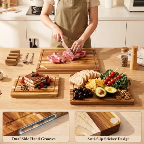 Kikcoin Teak Wood Cutting Board - Image 4