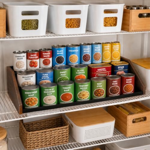 TIOPGHAD 3-Tier Expandable Spice Rack Organizer, 12.8-22.6 in, Rustic Brown - Image 5