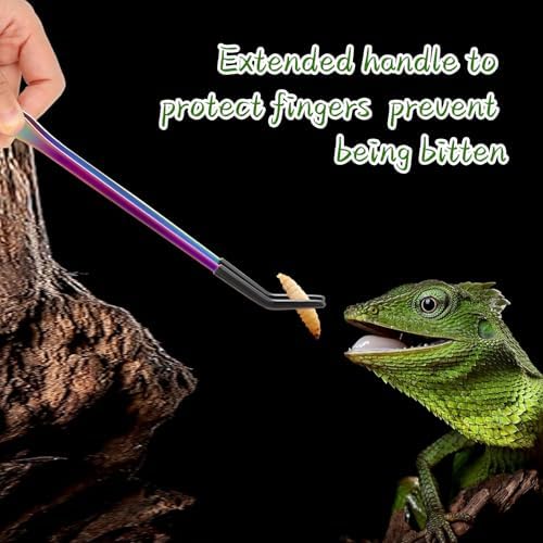 OLIISS Iridescent Reptile Feeding Tongs - Image 4