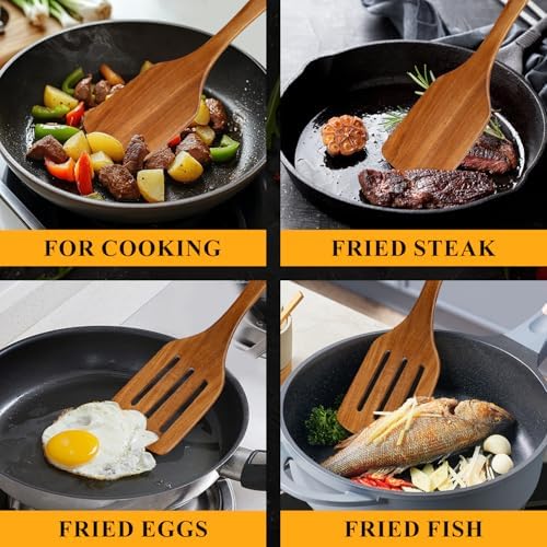 2Pcs Non Toxic Acacia Wood Spatula - Image 5