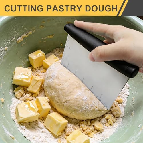 Stainless Steel Bench Scraper & Pastry Blender Set - Image 4