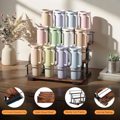 3-Tier Stanley Cup Holder for 12 40-Ounce Tumblers - Image 3