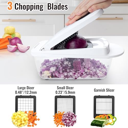 8-Blade Cook Tool & Gadget Sets, Egg Slicer Chopper Grater Set - Image 4
